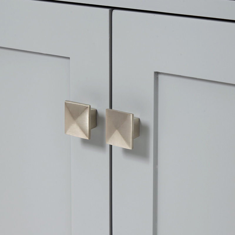 2_ARIEL Bristol 72 Double Sink Bathroom Vanity with Carrara White Quartz, Gray, Rectangle, 60"