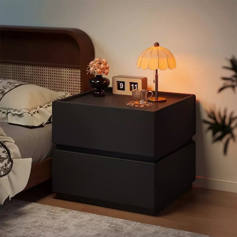 1pc, All-solid Wood Bedside Table, Freely Combinable And Assembled Creative Home Bedroom Storage Cabinet, Bedside Table, And Bedside Storage Cabinet