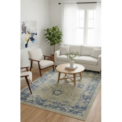 Tapis oriental Oushak Chobi Mute