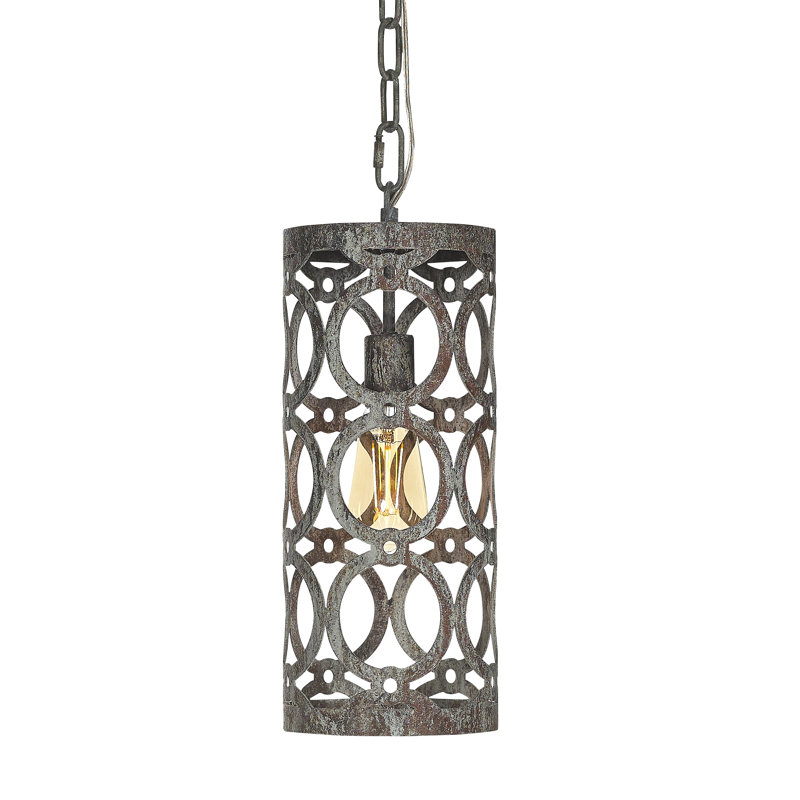 Ringlet 1 - Light Lantern Cylinder Pendant, Deep Ocean