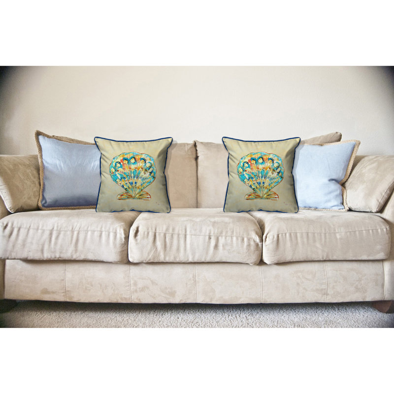 Housse et insert de coussin extérieur Scallop, Grand