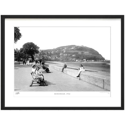 Minehead, 1912 - Single Picture Frame Print