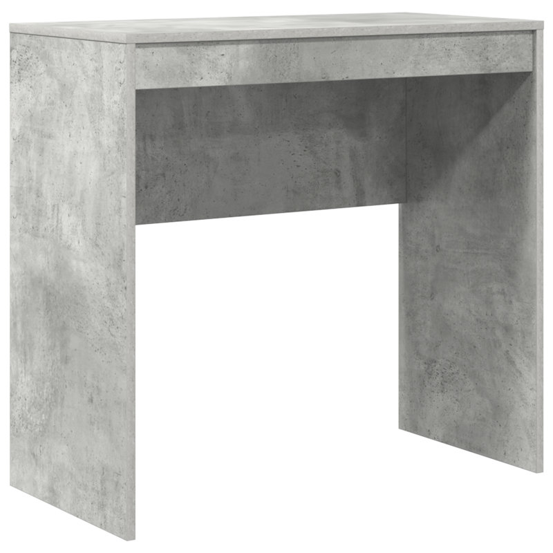 Writing Desk Particle Board, 76cm H x 80cm W x 40cm D, Concrete Grey