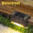 Solar Powered Integrated LED Deck Light Pack Outdoor Waterproof Step Lights for Fence Patio Pathway-64097034