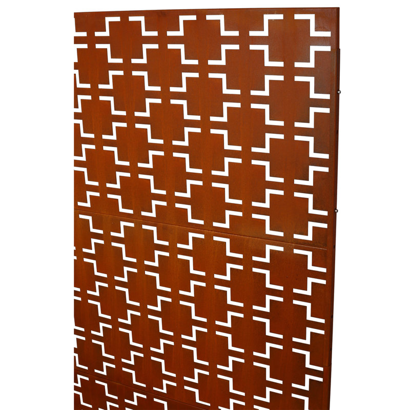 Écran d'intimité extérieur et intérieur H 76 po x l 48 po, Brun