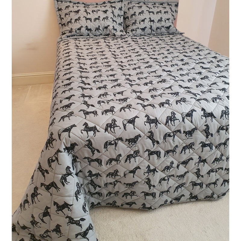 WILD SPIRIT Marquez Hico Bedspread Set, 240 x 260 cm Bedspread - 2 Pillowcases