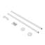 U-Shaped Metal White Stair Handrail-107613094
