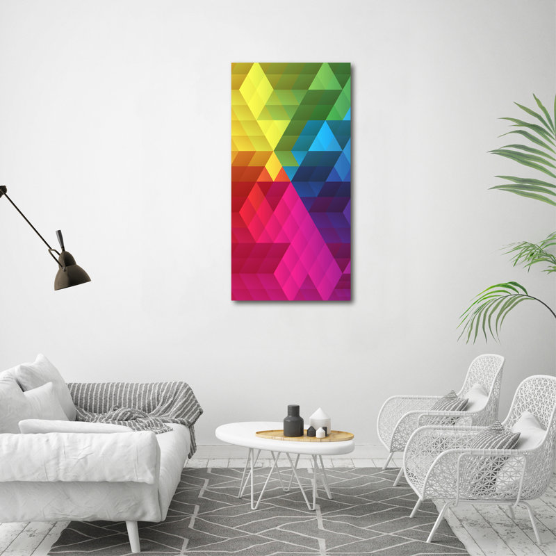 Geometric Background - Wrapped Canvas Print