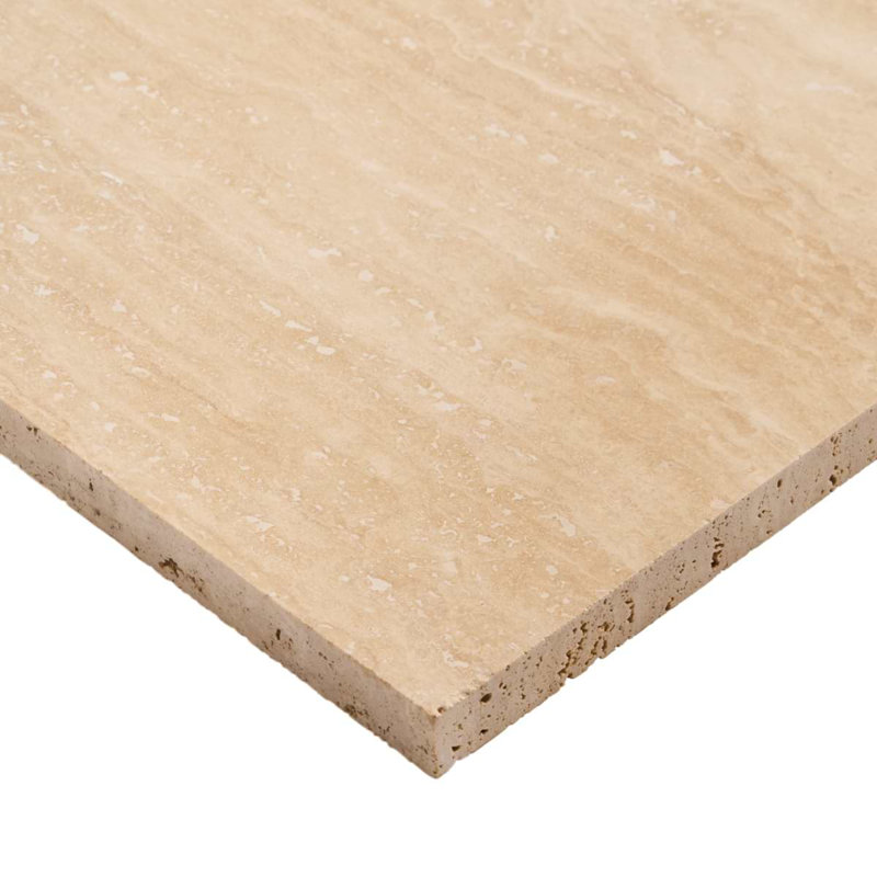 Travertine 18x36 Vein Cut Filled Honed Tile, Classic Honed