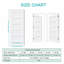 Ensemble de porte de garde-manger blanc à 5 panneaux avec cadre et charnières argentées Prehung Compatible-131505606-131505607