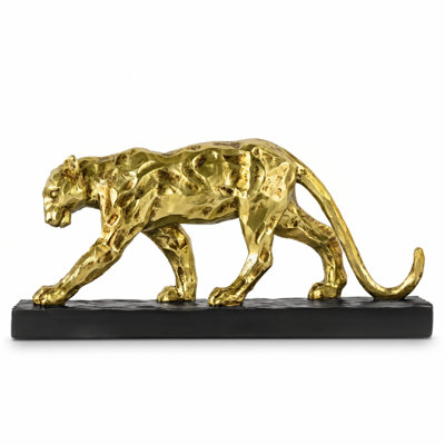 Modern Panther Resin Sculpture Decorative Figurine