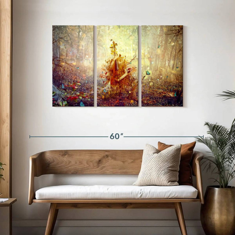 Abarca Golden Silence, 28" H x 45" W