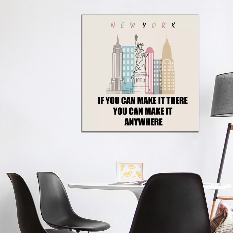 If You Can Make It There You Can Make It Anywhere, 93.98 cm H x 93.98 cm W x 3.175 cm D
