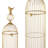 24-34" Metal And Resin Bird Cage 