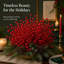 Vaporisateur de baies rouges 17 "(72 tiges) - Décoration de Noël festive