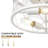 12" Mini Farmhouse Caged Ceiling Fan with Light Kit and Remote - White-1904218763-1904218764