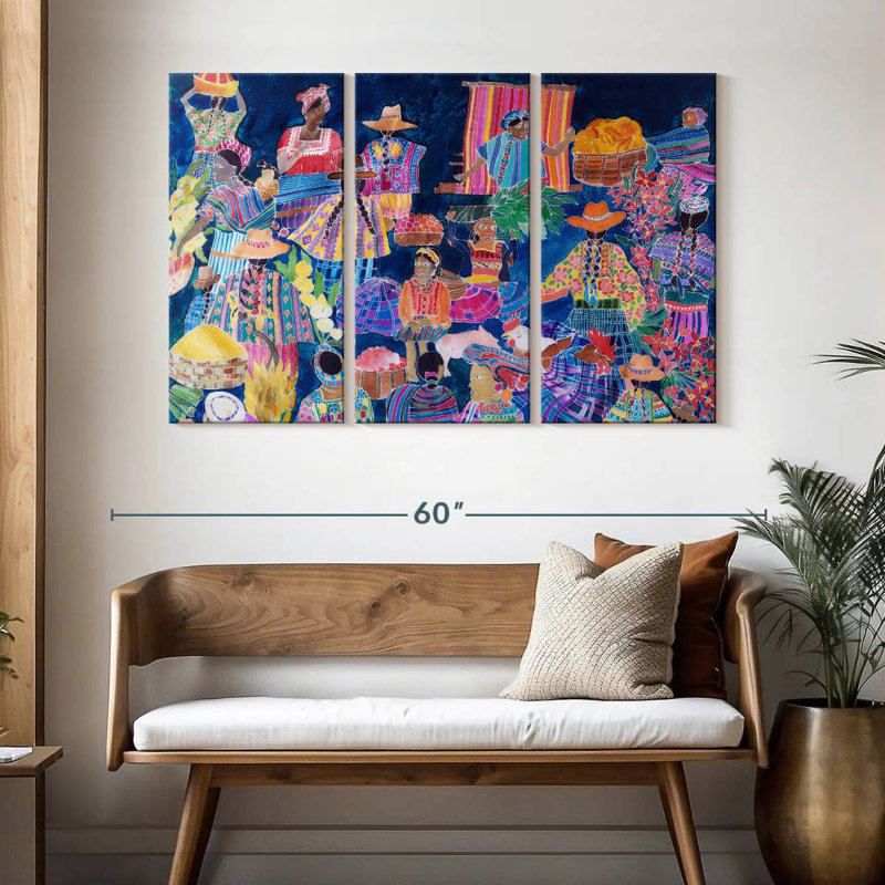 Guatemala Impressions, 32" H x 50" W