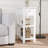 24'' Tall End Table, Narrow Side Table with Drawer and Shelves for Small Space-788587465