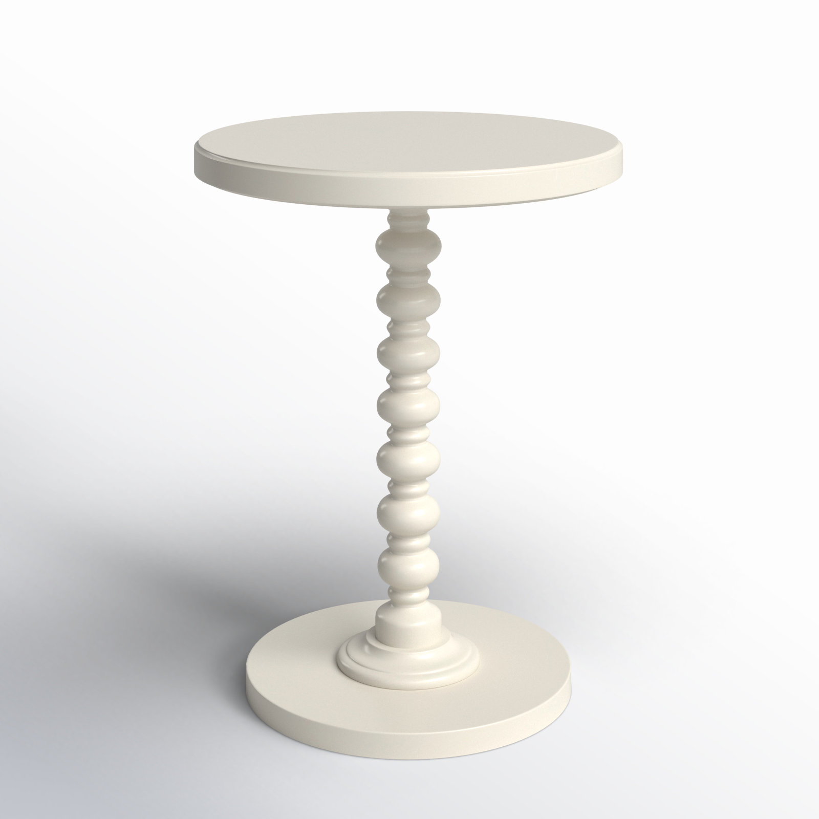 Fiama End Table, Off White, 22.25" H x 17" W x 17" D