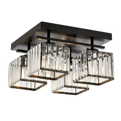 Demps 4 - Light Square/Rectangle Chandelier