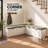Efrayim 63" Cushioned L-Shaped Corner Storage Benc