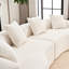 Appartement blanc 4 - chenille, éponge 30D, dureté 60, choix pratique de maison en chenille convertible
