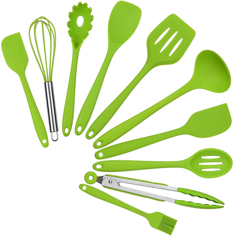 Belfry Kitchen Saffron 10 Balloon Whisk, Green