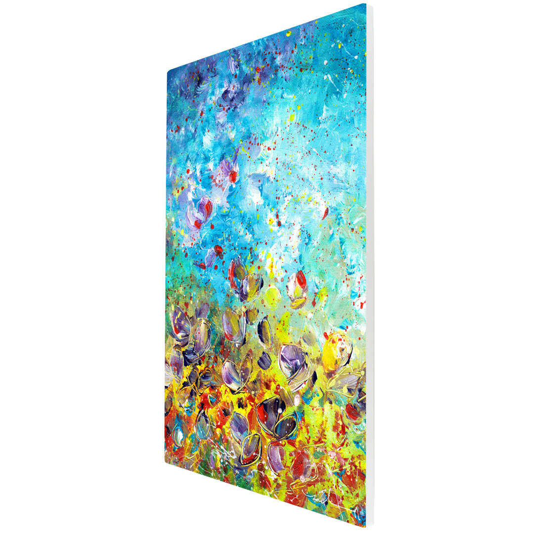 MIKI DE GOODABOOM Traditional Plants & Flowers Wall Decor on Ceramic