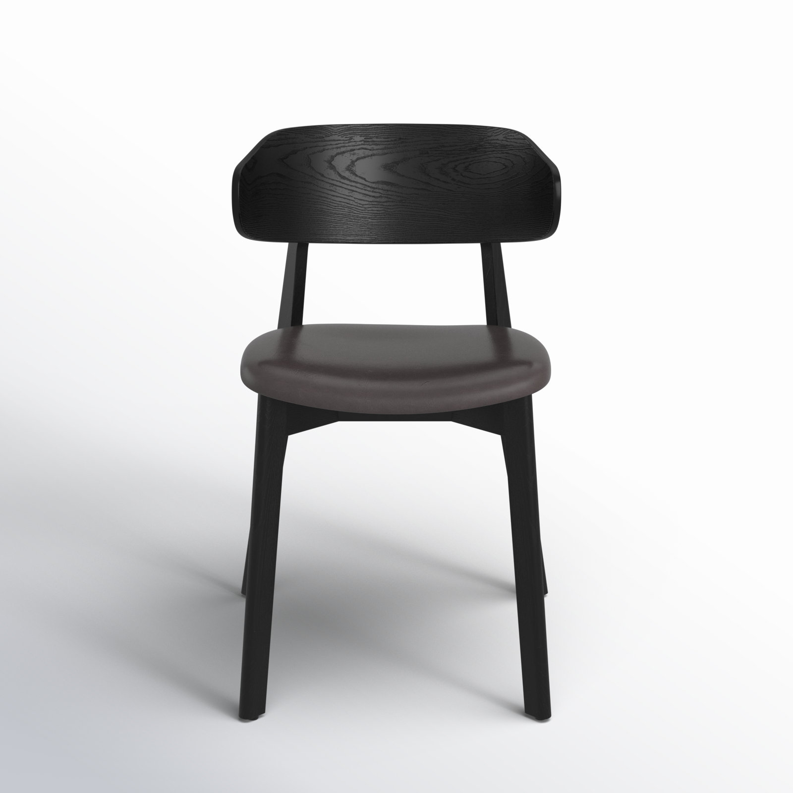 Kassel Solid Wood Wingback Side Chair - Thumbnail 4