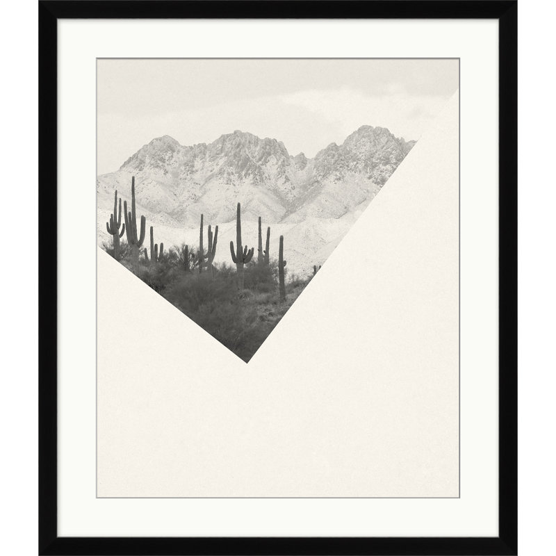 In The Distance Print, Black Framed
