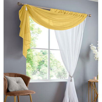 Anah Slot Top Sheer Curtain