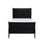 Lit-bateau simple Vele, style Louis Philippe, noir bruni-124561814-124561815