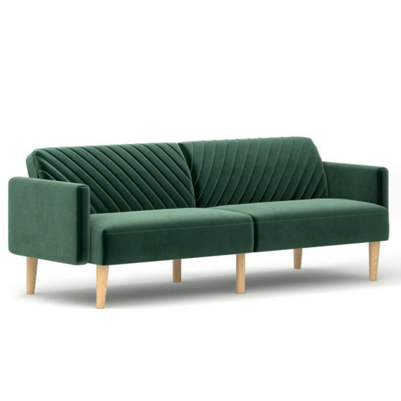 Horka Sofa Bed, Green Velvet