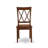 3 Piece Dinette Set for Small Spaces Contains a Round Dining Table with Pedestal and 2 Dining Chairs, 42x42 Inch, Mahogany -2037101442-2037101440-2102752940