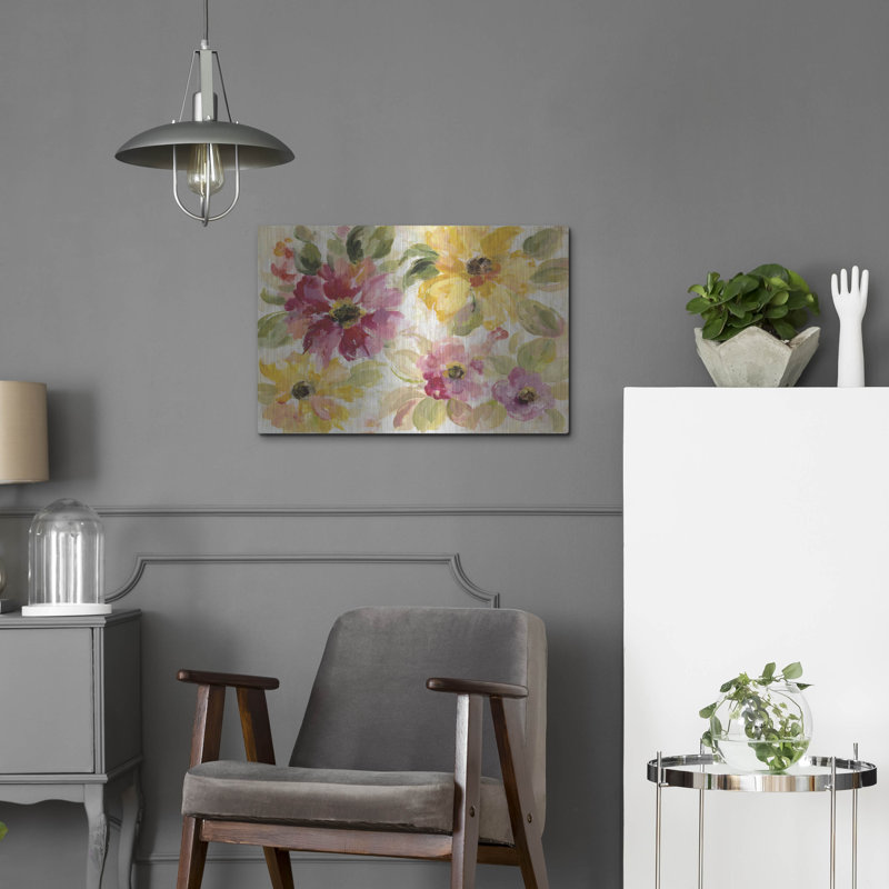 «Floral Radiance» par Silvia Vassileva, H 16 po x l 24 po