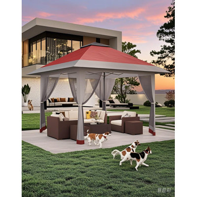 13 Ft. W x13 Ft. D Steel Soft-top Gazebo