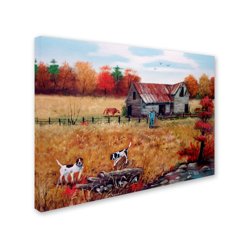 Dugazon 'The Pointers' Print on Wrapped Canvas, 14" H x 19" W