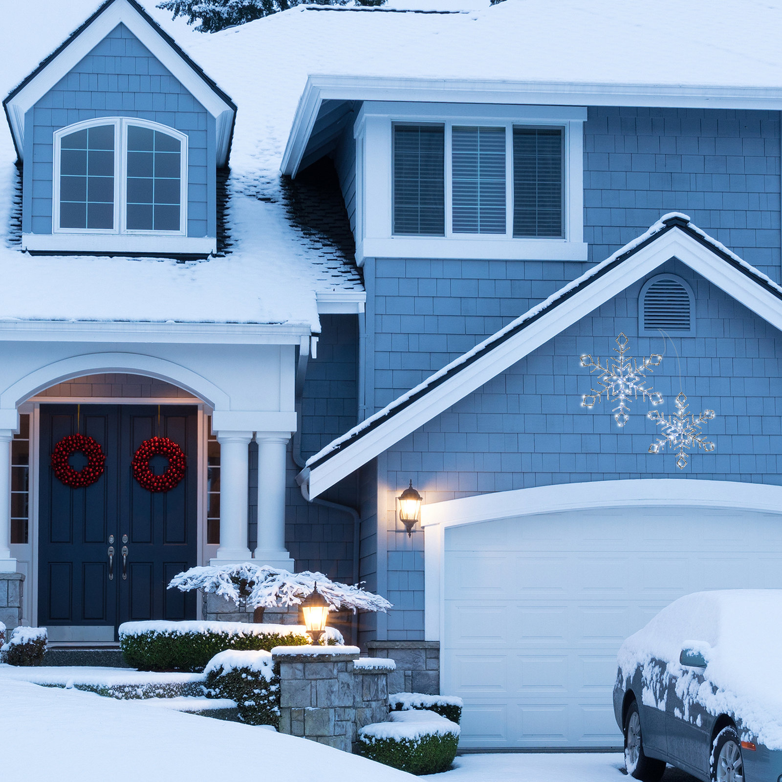 The Holiday Aisle® Ice Crystal Snowflake Pair