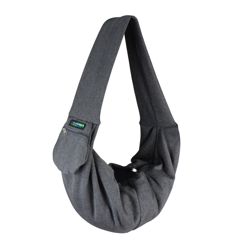 Sac de transport Goopaws Comfy Sling, Gris