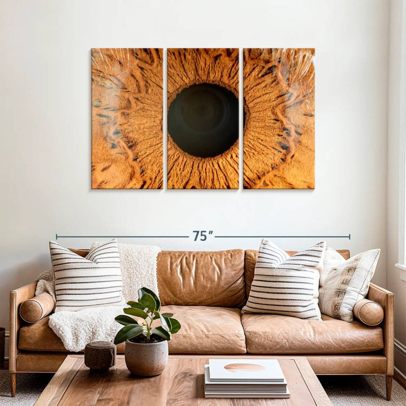 Alcaraz Brown Iris, 36" H x 57" W