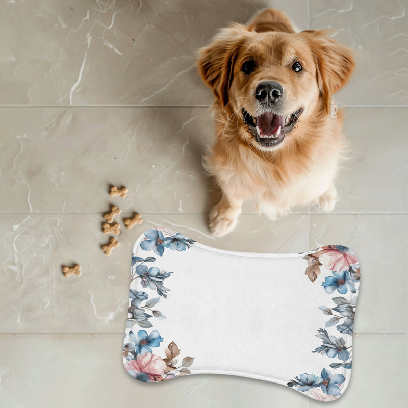 Tapis délicat en forme d'os 1 pièce