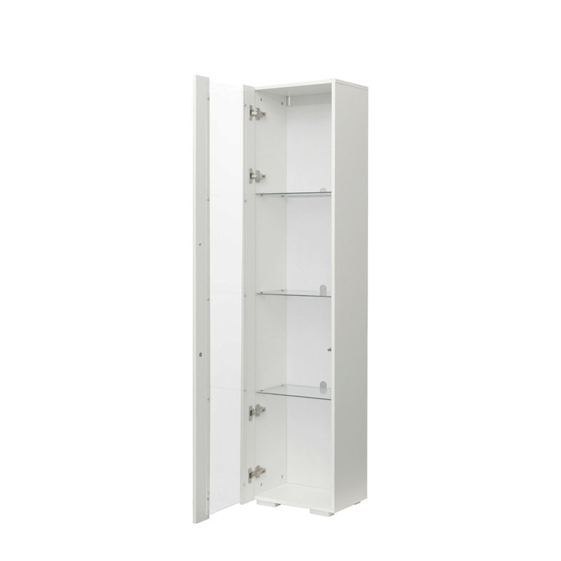 Armoire latérale avec lampe à bande en aluminium