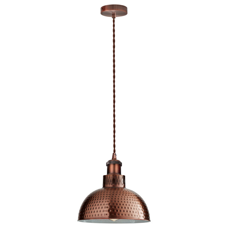 Kronos 1 - Light Dome Pendant, Copper