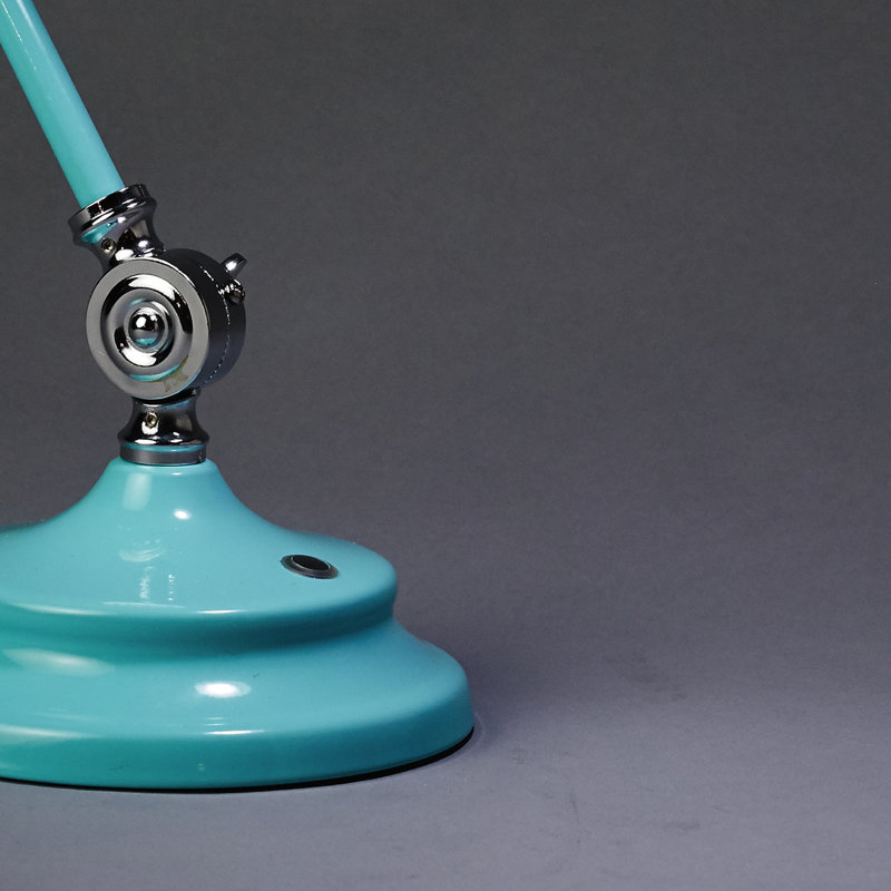 OttLite Revive LED Desk Lamp 3 Brightness Settings, Touch Controls, USB & 3 Adjustable Knobs, Turquoise