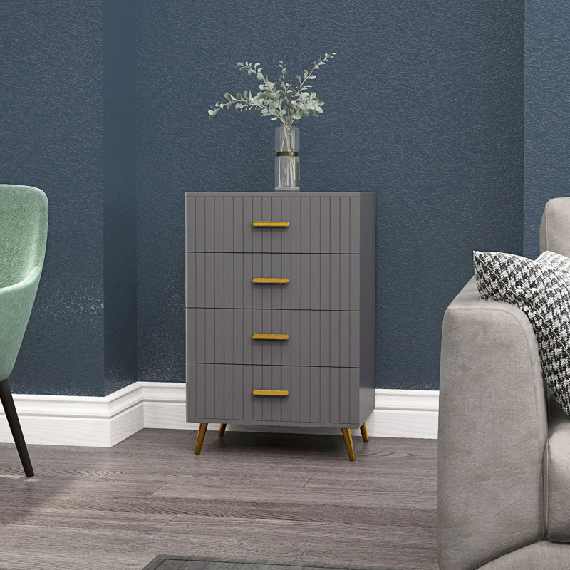 60 cm W Chest of 4 Drawers