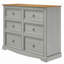 Commode 6 tiroirs Temarcus