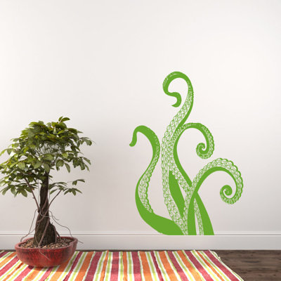 Adhésif décoratif pieuvre
