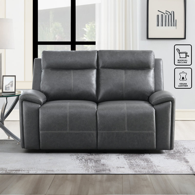 Mirtie 65'' Upholstered Reclining Loveseat