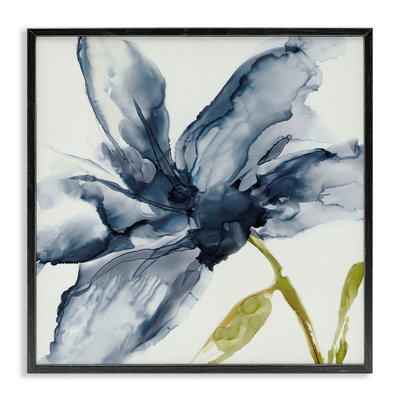Petals Of Sky Flower Framed Giclee, design by Jacob Q