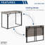 Bureau pliant peu encombrant